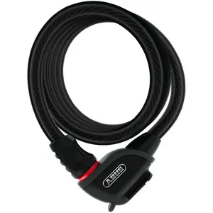 Comparateur de prix : Antivol câble Abus Phantom 8950/180 TexFL Noir 180 cm 39802
