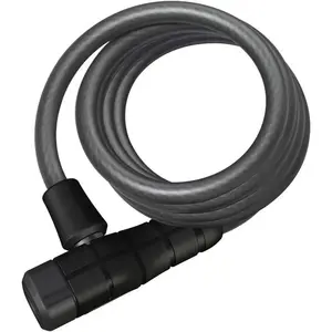 Comparateur de prix : Antivol-Spiral à clé pour vélo ABUS Primo 5510K - 180cm - Noir