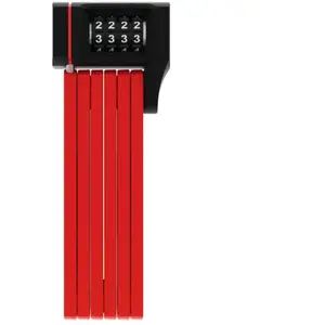 Comparateur de prix : Abus Bordo uGrip 5700C - Antivol vélo pliable Rouge + SH Support 80 cm