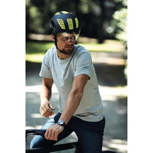 Comparateur de prix : Casque de vélo - ABUS - Hyban 2.0 ACE - Velvet Black - Adulte - Homme