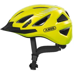 ABUS 86869 Casque de vélo, jaune (Signal Yellow), XL (61-65 cm)
