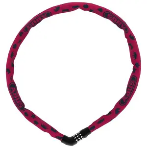 Antivol chaîne Abus steel-o-chain 4804C/75 symbols - rose pas cher