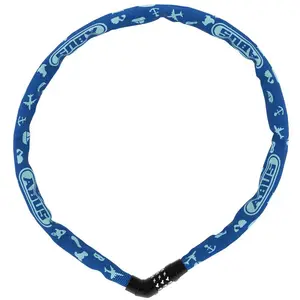 Comparateur de prix : Antivol chaîne Abus Steel-O-Chain 4804C/75 symbols Bleu TU 86809