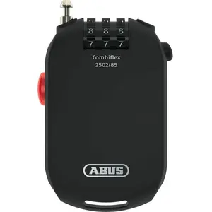 Comparateur de prix : Cadenas aBUS Combiflex Noir avec Câble Rétractable 85cm et Code