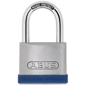 Cadenas conventionnel - ABUS - ROCK 5 - Haute résistance - 2 clés - Argent pas cher