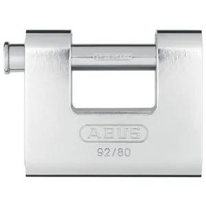 Comparateur de prix : Cadenas blindé rectangulaire MONOBLOC 80mm 92-80 - ABUS - 92/80