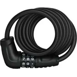 Comparateur de prix : ABUS Câble Antivol De Vélo - 8/150 Cm - À Combinaison - Star 4508c - Noir Abus