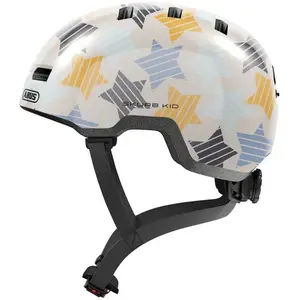 Comparateur de prix : Abus Skurb Kid - Casque vélo enfant Grey Stars S (45 - 50 cm)