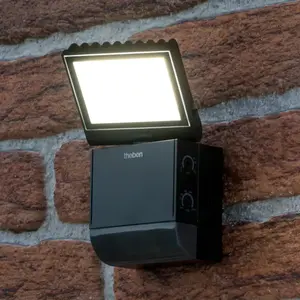 Comparateur de prix : Applique d'extérieur LED theLeda S8-100 de Theben, noir, capteur