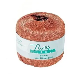 Madeira Fil à crocheter et à tricoter métallisé Nora - 25GR(...) - 328 Orange