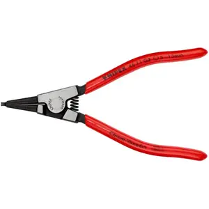 Comparateur de prix : Knipex Pince pour anneaux de retenue, Dimensions : G 2, Ø d'arbre 5,0-13,0 mm, Long. 140 mm