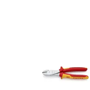 Knipex - Pince coupante diagonale avec facette 74 06 200 200 mm 1 pc(s) pas cher