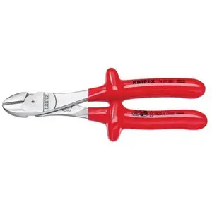 Comparateur de prix : Knipex Pince coupante latérale démultipliée VDE, acier chrome vanadium...