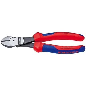 Comparateur de prix : Knipex - Pince coupante de côté - Démultiplication - 74 02 - 180 mm