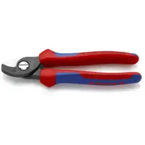 Comparateur de prix : KNIPEX 95 12 165 Coupe-câbles avec poignées comfortables brunie 179 mm