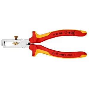 Comparateur de prix : Pince à dénuder isolante 1000V - KNIPEX - 11 06 160