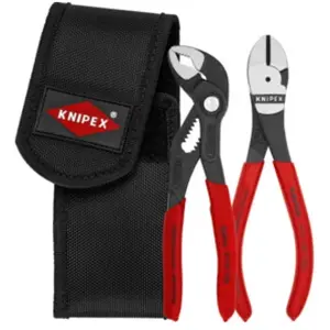 Comparateur de prix : Set de pinces avec étui pour ceinture, 2 pcs Knipex 00 20 72 V02