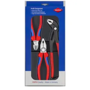 Comparateur de prix : Knipex Lot De 3 Pinces bestseller" - 03 02 180 - 70 02 160 - 87 01 250"
