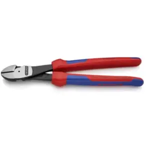 Comparateur de prix : Knipex Pince Coupante De Côté Démultipliée 250mm - Bi-matière - Tête Polie