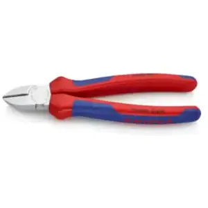 Comparateur de prix : Knipex 70 05 180 Pince coupante de côté avec gaines bi-matière chromée 180 mm
