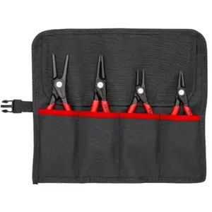 Comparateur de prix : Knipex Trousse Composée D'un Jeu De 4 Pinces Pour Circlips (modèle 48 Et 49)