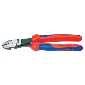 Comparateur de prix : Knipex Pince Coupante Démultipliée 200mm Coudée à 25° - Gainage Bi-matière