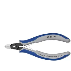 Comparateur de prix : Knipex Pince Coupante Ãlectronique Sans Biseau 125mm - Ressort - Bi-matiÃ¨re