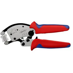 Comparateur de prix : Knipex Twistor16 97 53 18 Pince à sertir pour embouts de câble 0.14 à 16 mm²