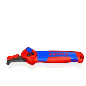 Comparateur de prix : Knipex 16 50 145 SB Couteau à dénuder adapté pour câbles ronds 7 mm (max)