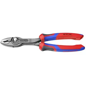 Pince multiprise frontale KNIPEX 82 02 200 TwinGrip 200 mm pas cher