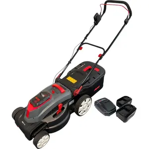 Tondeuse à gazon AL-KO 38.1 Li 18 V 38 cm + 2 batteries 4,0 Ah + charg... pas cher