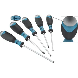 Jeu de tournevis HAZET - Profil Phillips PH, Profil à fente - 5 outils - 810U-1/5