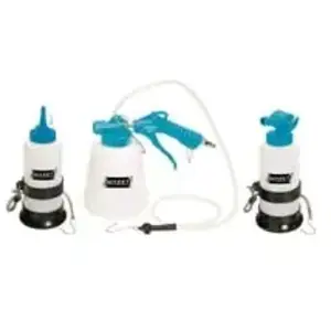 Comparateur de prix : Hazet - 3pcs Kit purgeur de freins pneumatique