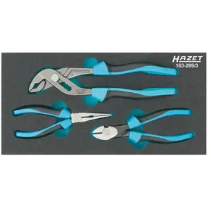 Comparateur de prix : HAZET 163-269/3 Jeu de Pince, Multicolore