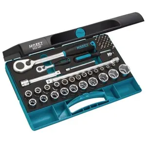 Comparateur de prix : FP Hazet jeu de clés à douille métrique 1/2 (12.5 mm) 47 pièces 953hp