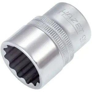 Comparateur de prix : Hazet - Douille 900Z-21   Carré creux 1/2 pouce (12,5 mm)   Profil Traction à 12 pans extérieurs   Taille 21 mm