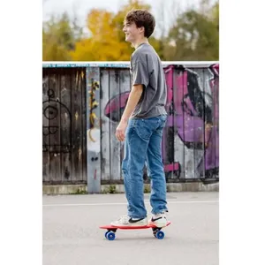 Comparateur de prix : Schildkröt Funsports SCHILDKROT - Skateboard Retro Native Red - 56 x 14 - Rouge
