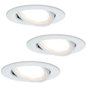 Paulmann Kit enc Premium Coin Slim grad rond orie n LED 3x6.8W 2700K 51mm pas cher