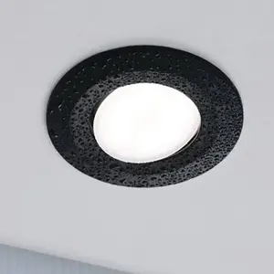 Paulmann Calla pivotant on/off Ø9cm CCT x3 noir pas cher