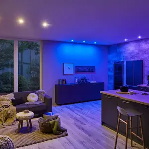 Comparateur de prix : Spot LED encastrable pour salle de bains Paulmann LED Coin ZigBee RGBW 93075 LED N/A blanc chaud N/A