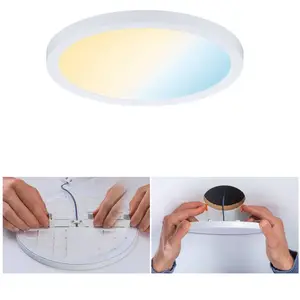 Comparateur de prix : Paulmann panneau Aero ZigBee CCT rond blanc 17,5cm