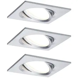 Comparateur de prix : Paulmann Nova Plus x3 spot LED angulaire, alu
