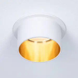 Comparateur de prix : Paulmann - 93380 Luminaire à led encastrable led led intégrée 6.5 w blanc mat, or