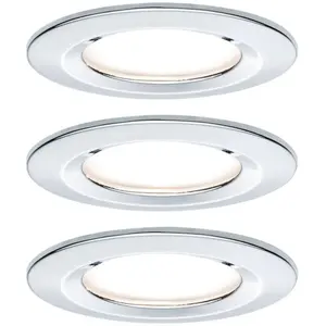 Spot encastrable pour salle de bains Paulmann nova 93499 jeu de 3 led ... pas cher