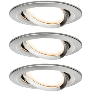 Comparateur de prix : Paulmann Spot encastrable Nova 93483 LED Puissance: 6 W Blanc Chaud