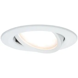 Comparateur de prix : Spot encastrable Paulmann Nova 93484 LED (RVB) LED 6.5 W blanc mat
