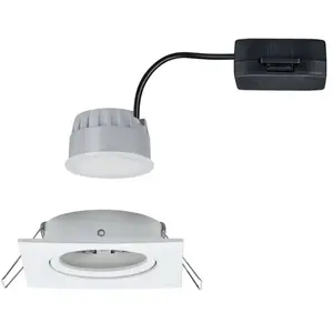 Paulmann Paulmann Spot Led Nova Coin Carré, Dimmable, Blanc pas cher