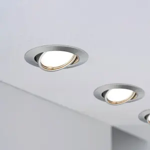 Comparateur de prix : Paulmann Base spot encastrable GU10 par 3, fer