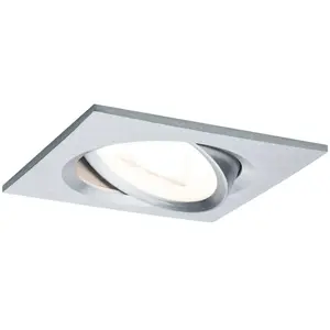 Paulmann spot Nova carré, inclinable/dimmable, alu