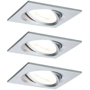 Paulmann Spot Nova angulaire orientable/à intensité variable, aluminium